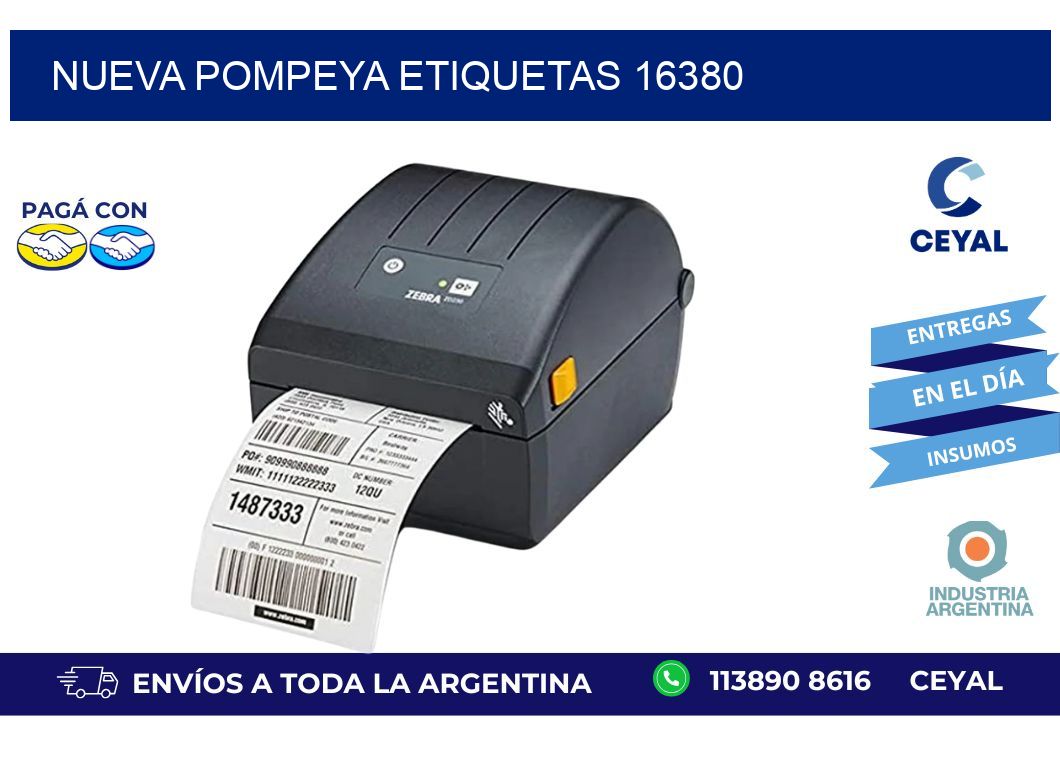 Nueva Pompeya etiquetas 16380