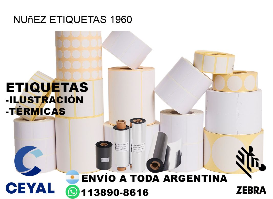 Nuñez etiquetas 1960