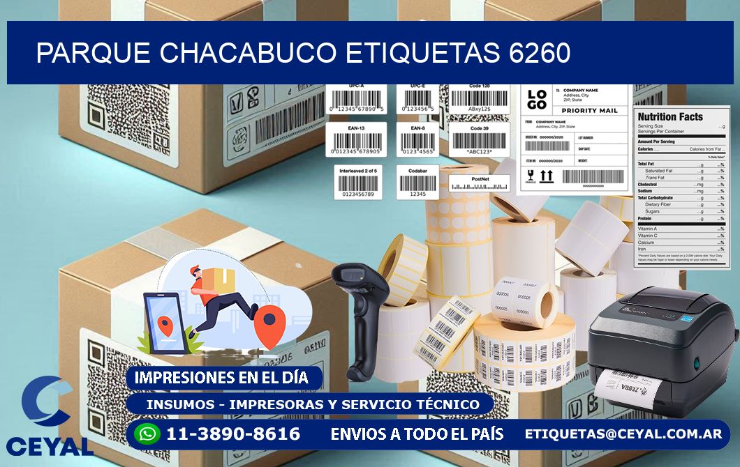 Parque Chacabuco etiquetas 6260
