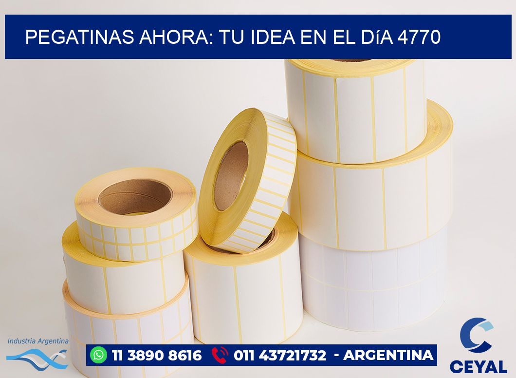 Pegatinas Ahora: Tu Idea en el Día 4770