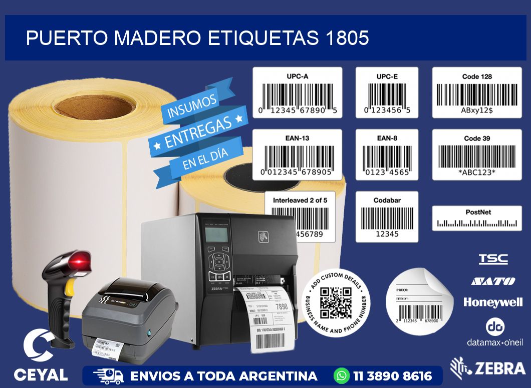 Puerto Madero etiquetas 1805