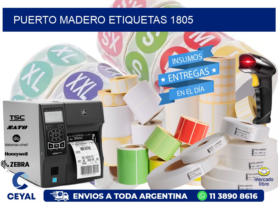 Puerto Madero etiquetas 1805