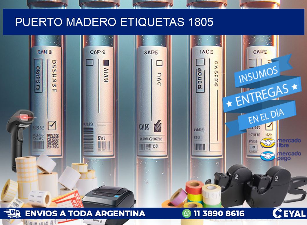 Puerto Madero etiquetas 1805