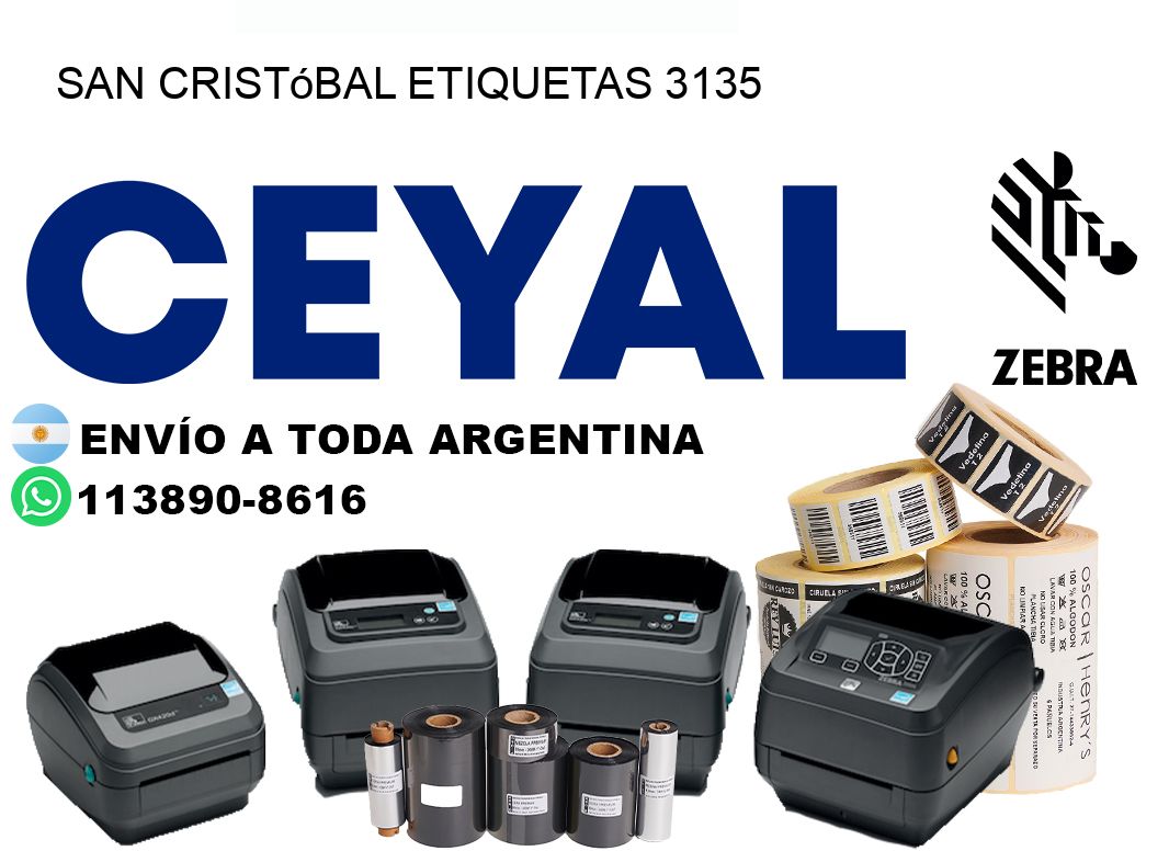 San Cristóbal etiquetas 3135