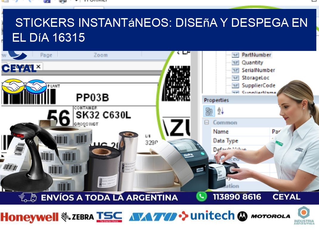 Stickers Instantáneos: Diseña y Despega en el Día 16315