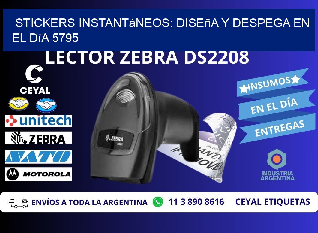 Stickers Instantáneos: Diseña y Despega en el Día 5795