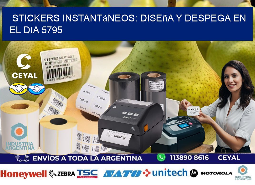 Stickers Instantáneos: Diseña y Despega en el Día 5795
