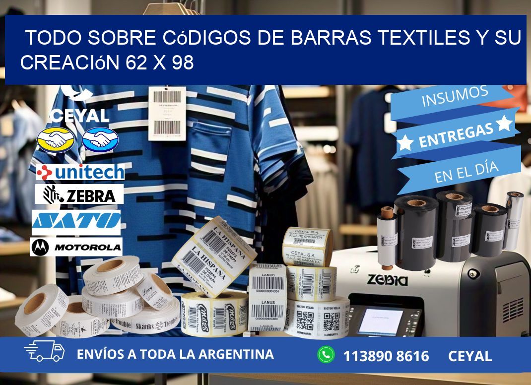 Todo sobre Códigos de Barras Textiles y su Creación 62 x 98