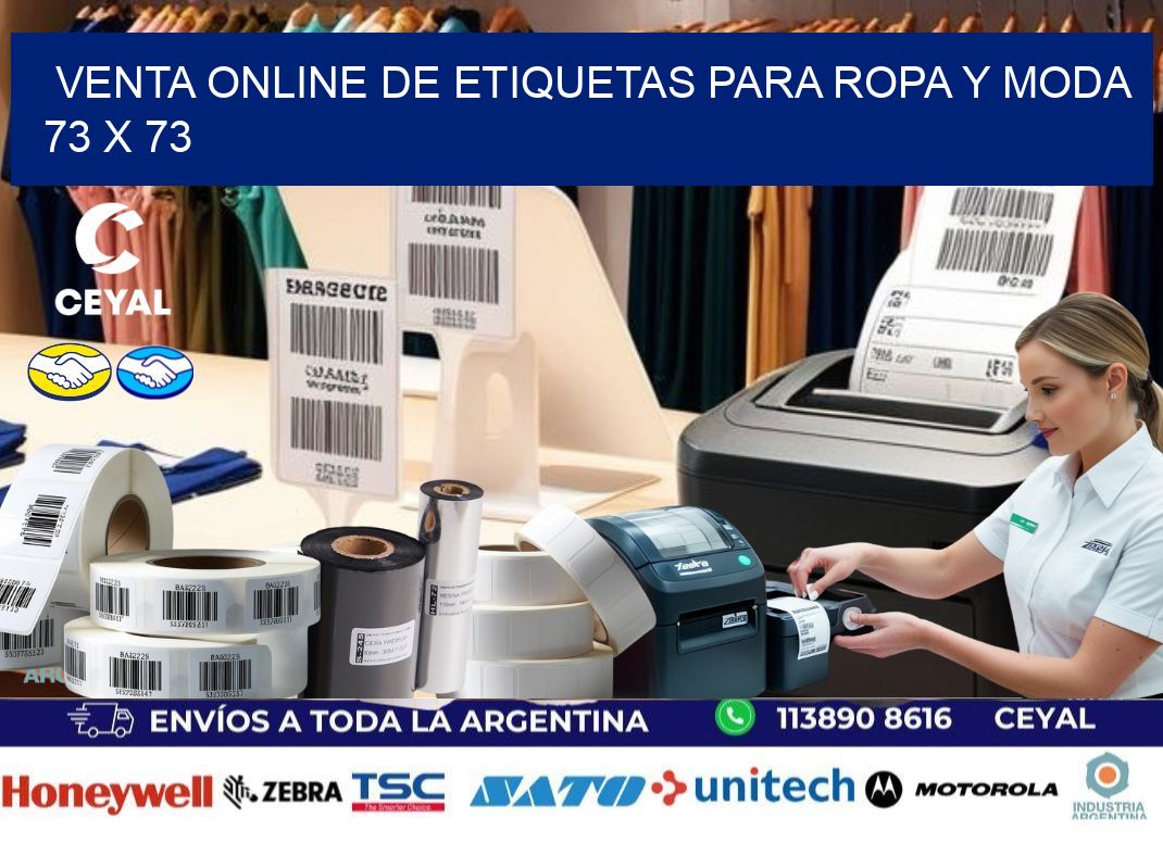 Venta Online de Etiquetas para Ropa y Moda 73 x 73