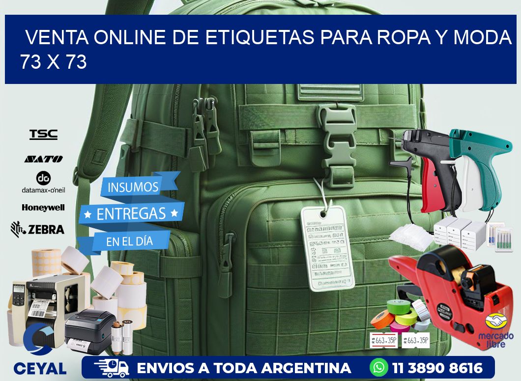 Venta Online de Etiquetas para Ropa y Moda 73 x 73