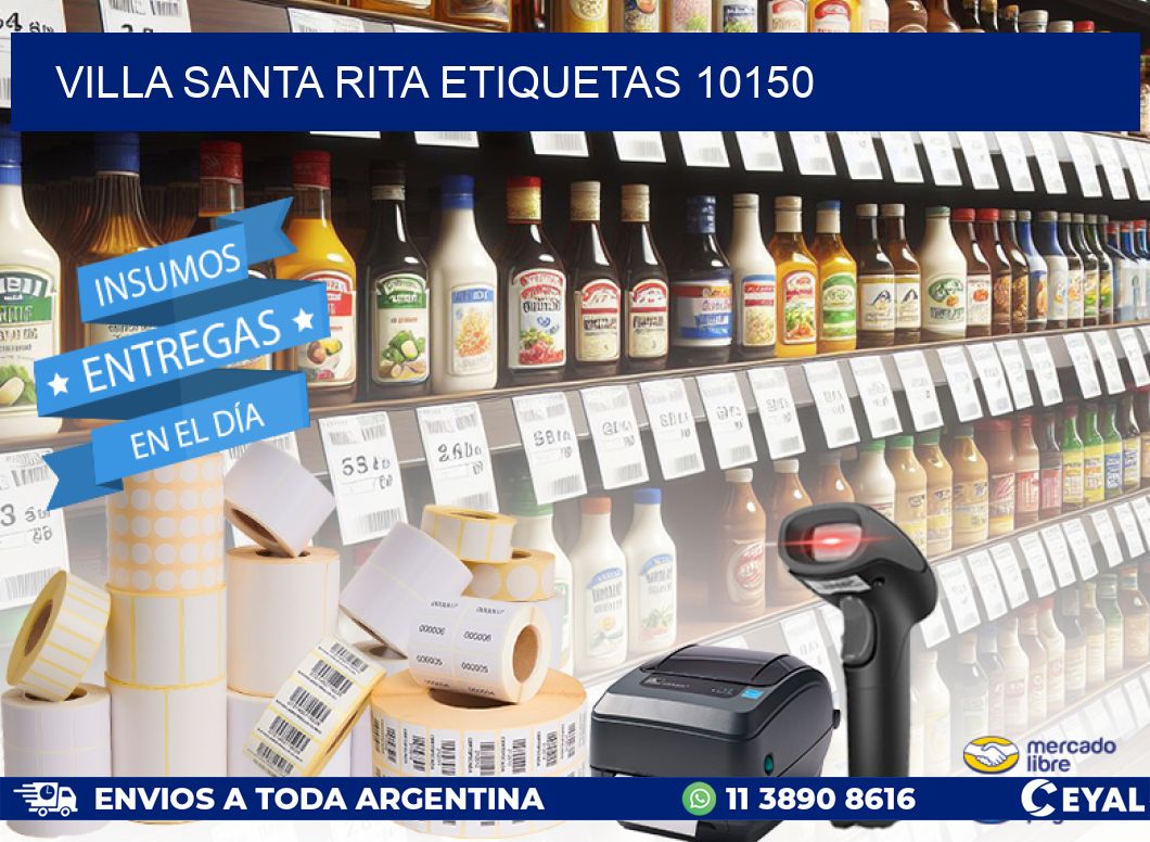 Villa Santa Rita etiquetas 10150