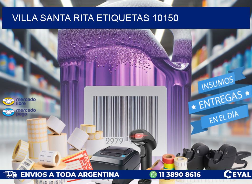 Villa Santa Rita etiquetas 10150