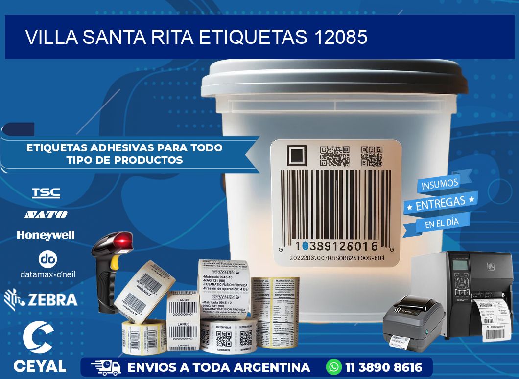 Villa Santa Rita etiquetas 12085