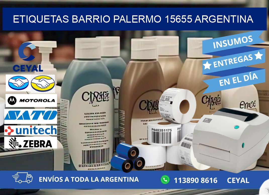 etiquetas barrio palermo 15655 argentina
