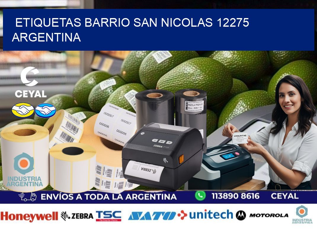 etiquetas barrio san nicolas 12275 argentina