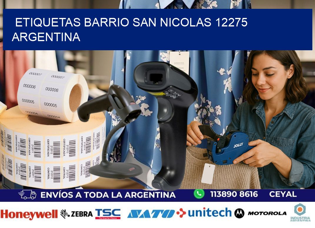 etiquetas barrio san nicolas 12275 argentina