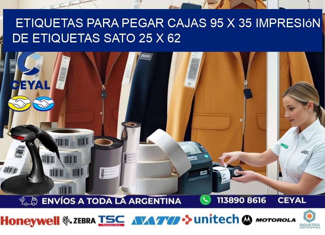 etiquetas para pegar cajas 95 x 35 impresión de etiquetas sato 25 x 62