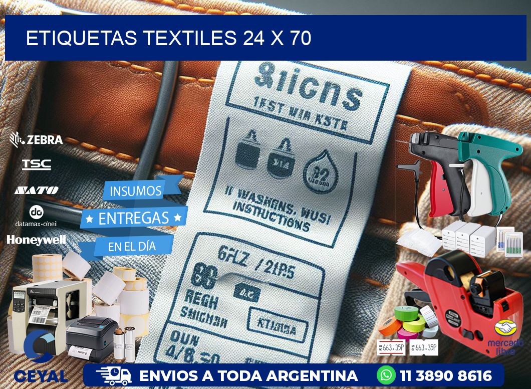 etiquetas textiles 24 x 70