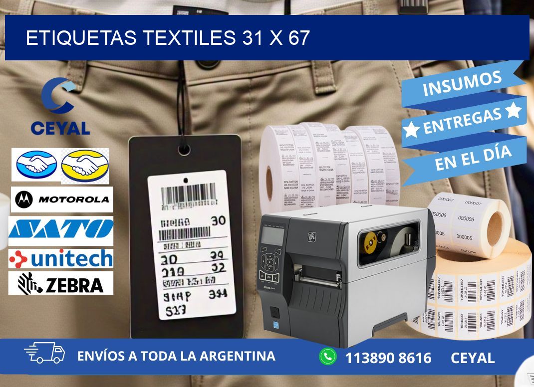 etiquetas textiles 31 x 67