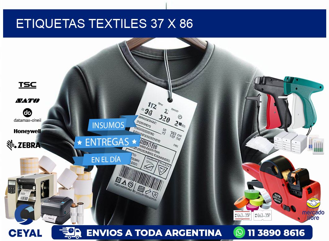 etiquetas textiles 37 x 86