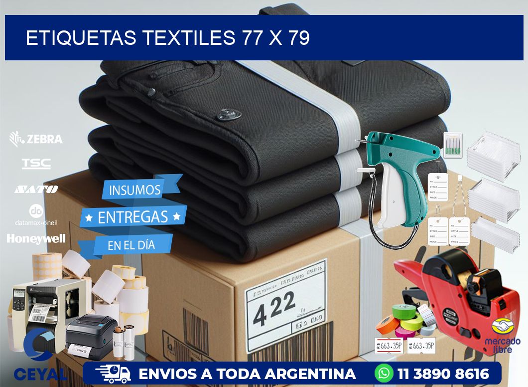 etiquetas textiles 77 x 79
