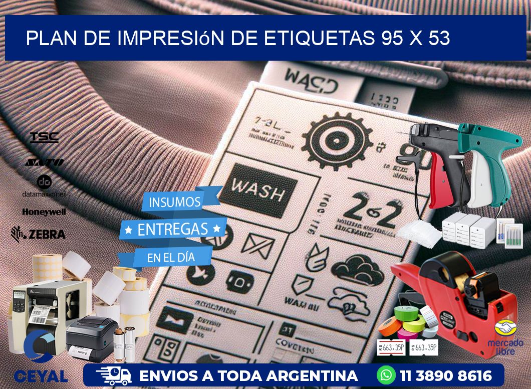plan de impresión de etiquetas 95 x 53