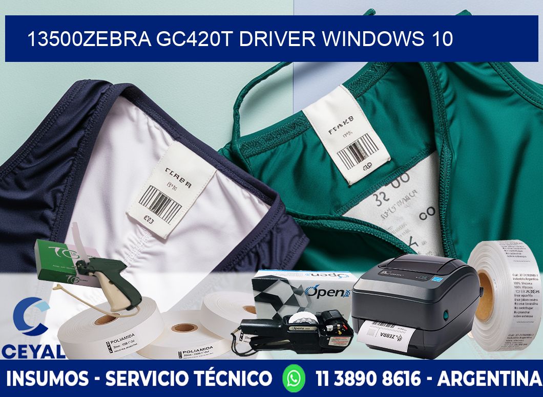 13500Zebra GC420t driver Windows 10
