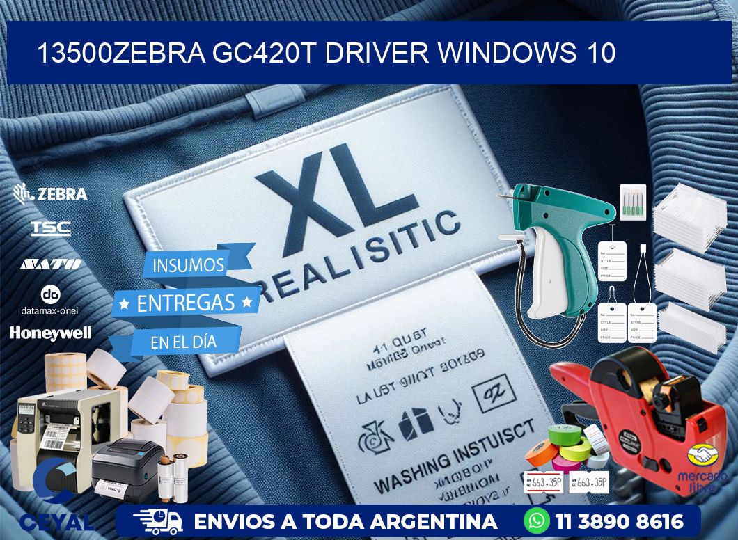 13500Zebra GC420t driver Windows 10