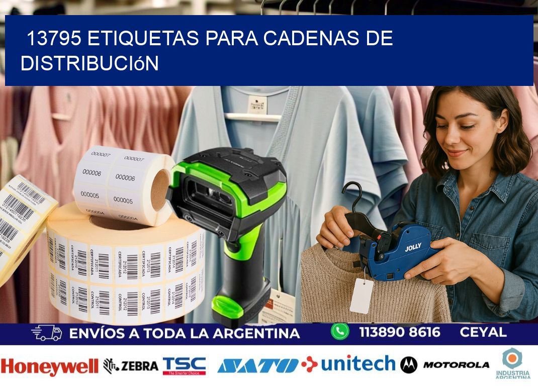 13795 Etiquetas para cadenas de distribución