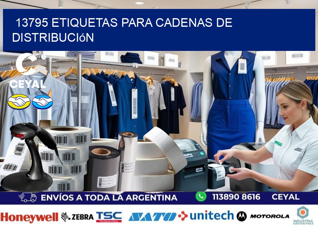 13795 Etiquetas para cadenas de distribución