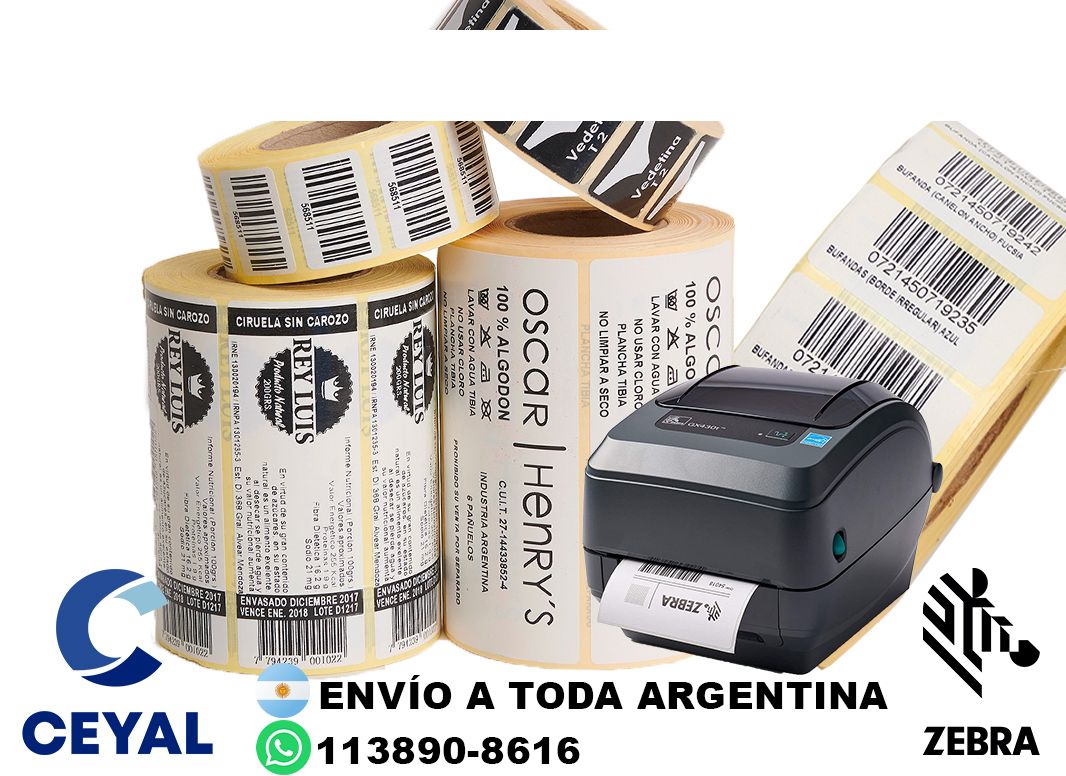 20 cajas de etiquetas 47 x 99