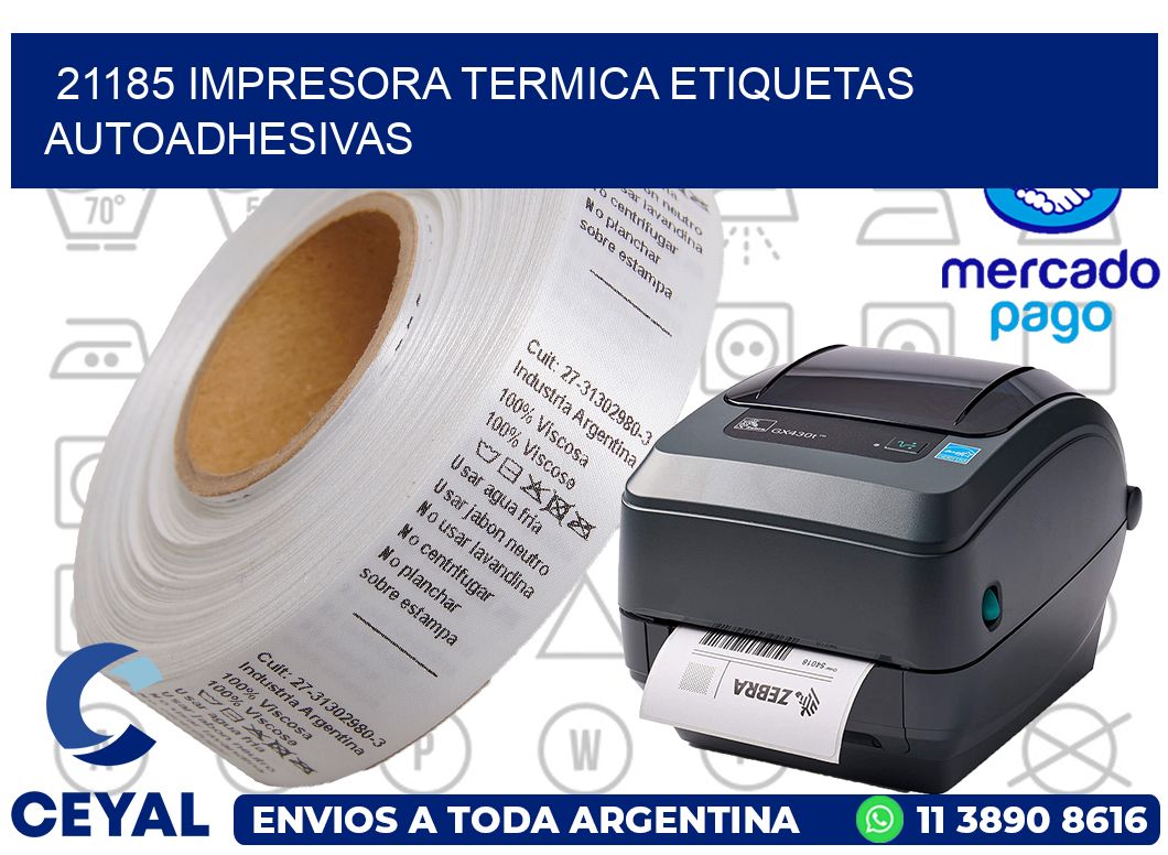 21185 Impresora termica etiquetas autoadhesivas