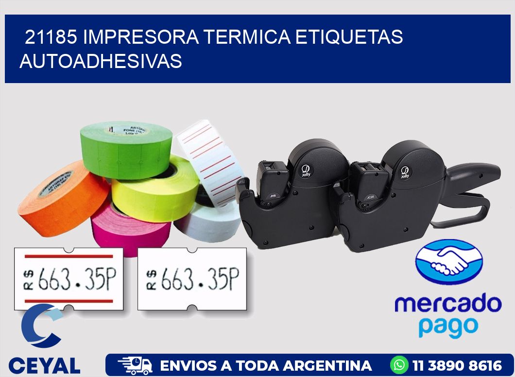 21185 Impresora termica etiquetas autoadhesivas