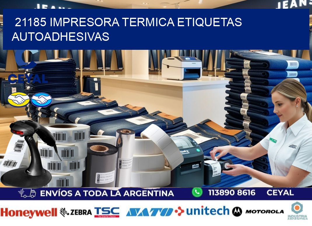 21185 Impresora termica etiquetas autoadhesivas
