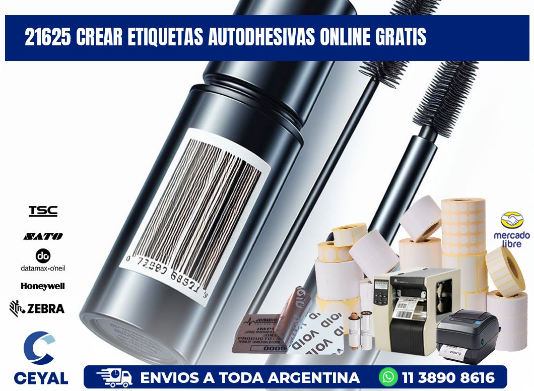 21625 Crear etiquetas autodhesivas online gratis