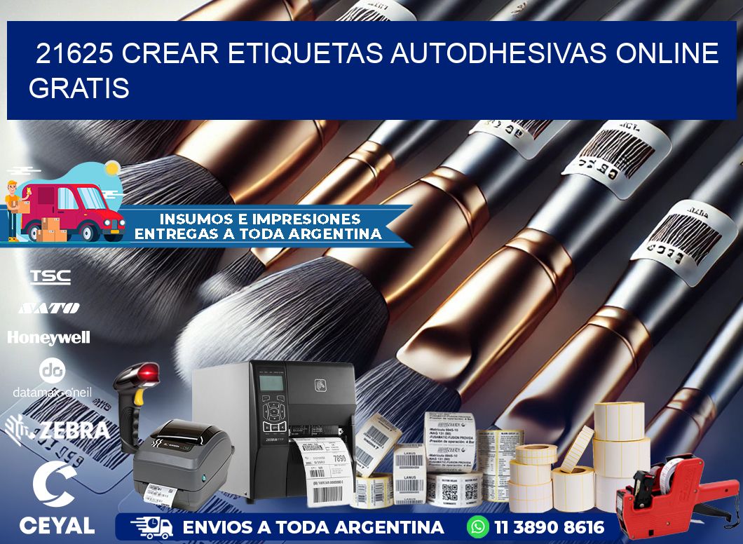 21625 Crear etiquetas autodhesivas online gratis