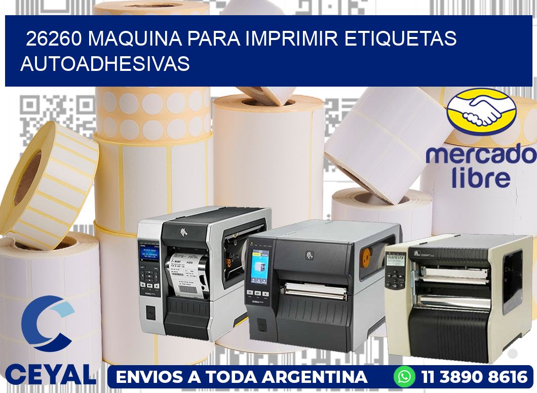 26260 maquina para imprimir etiquetas autoadhesivas
