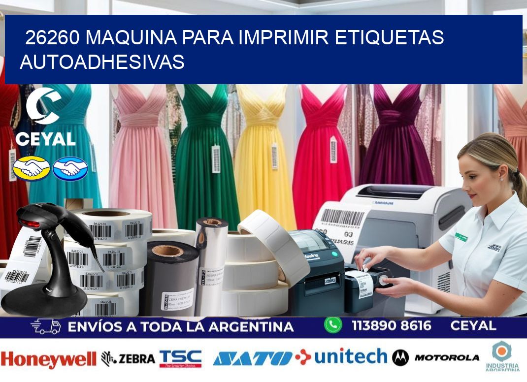 26260 maquina para imprimir etiquetas autoadhesivas
