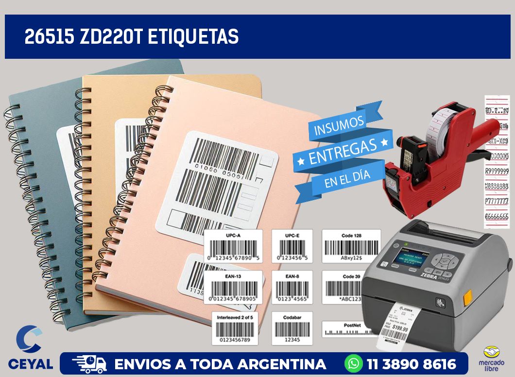 26515 ZD220t etiquetas