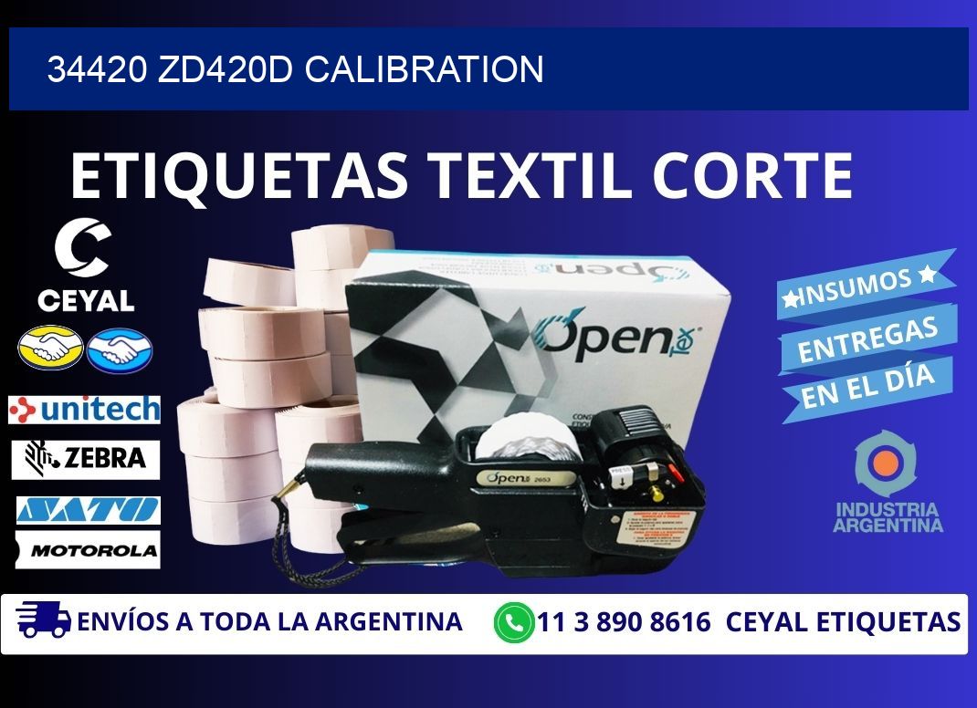 34420 ZD420d Calibration