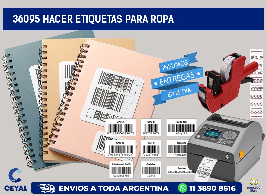 36095 Hacer etiquetas para ropa