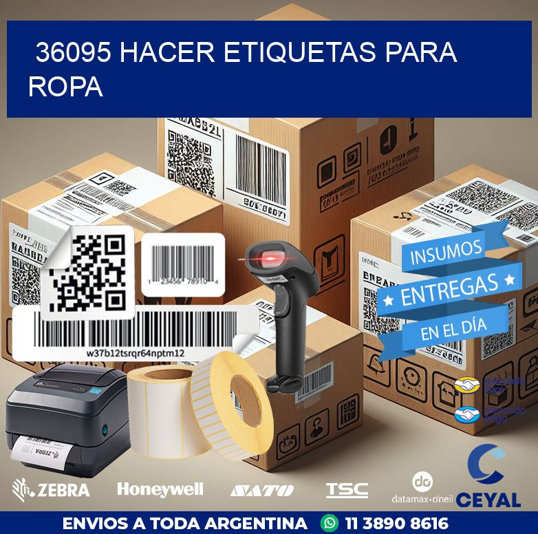 36095 Hacer etiquetas para ropa