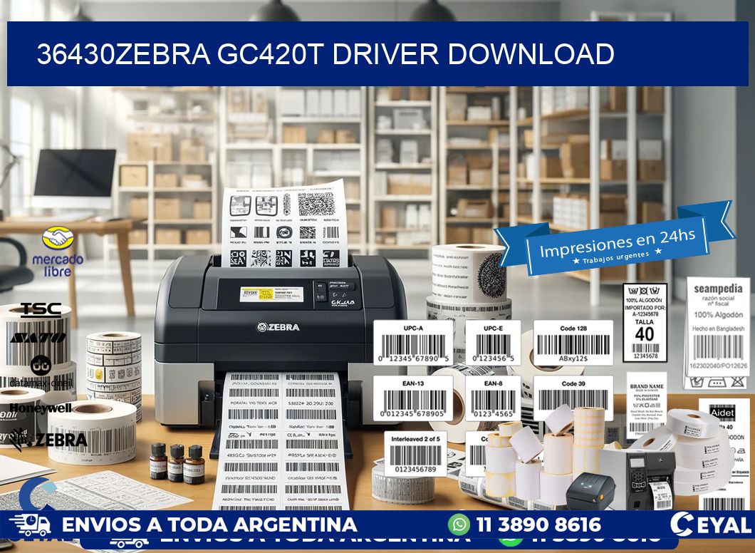 36430Zebra GC420t driver download
