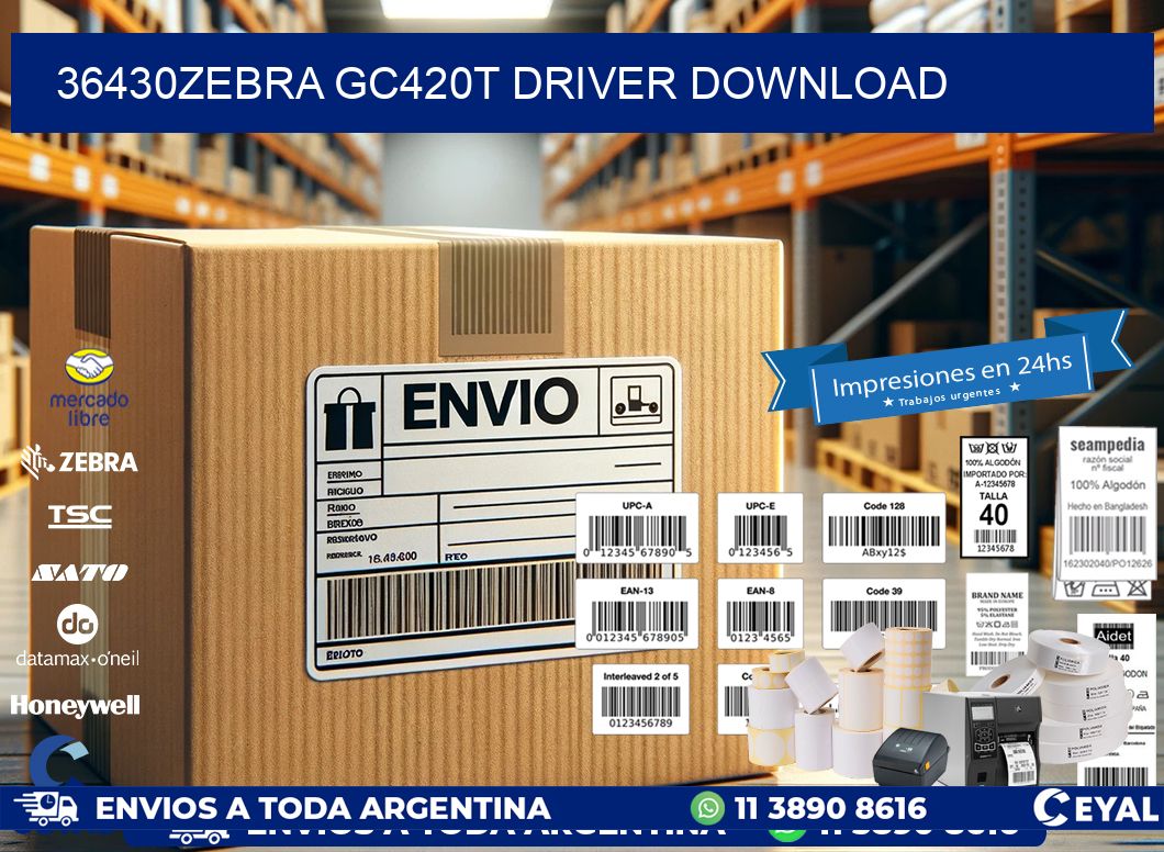 36430Zebra GC420t driver download