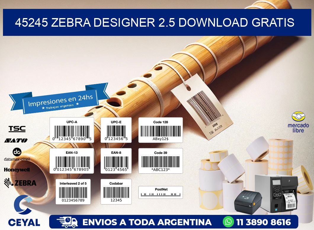 45245 Zebra designer 2.5 download gratis