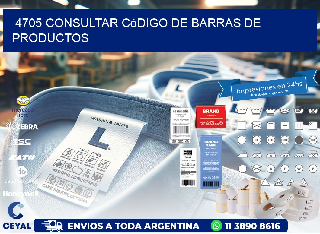4705 Consultar código de barras de productos