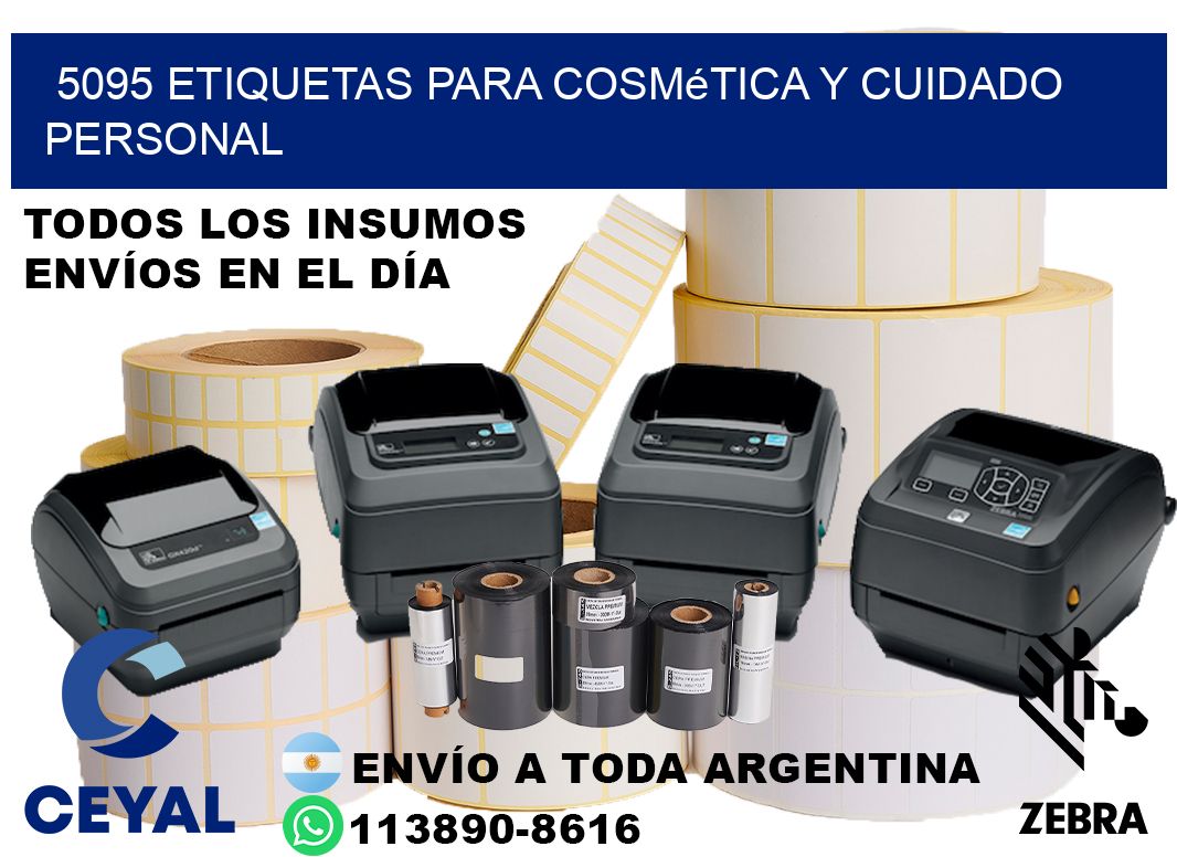 5095 Etiquetas para cosmética y cuidado personal