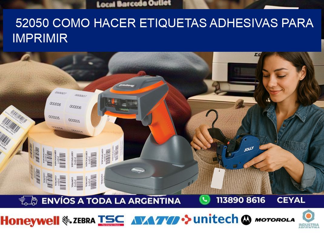 52050 Como hacer etiquetas adhesivas para imprimir