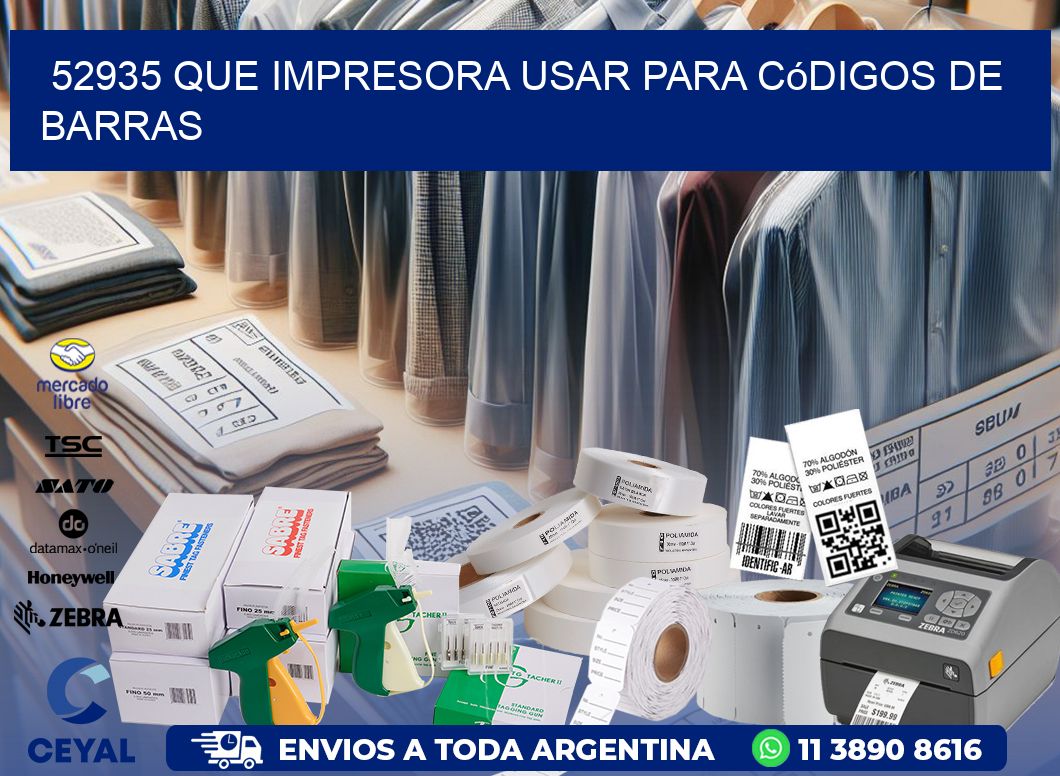 52935 Que impresora usar para códigos de barras