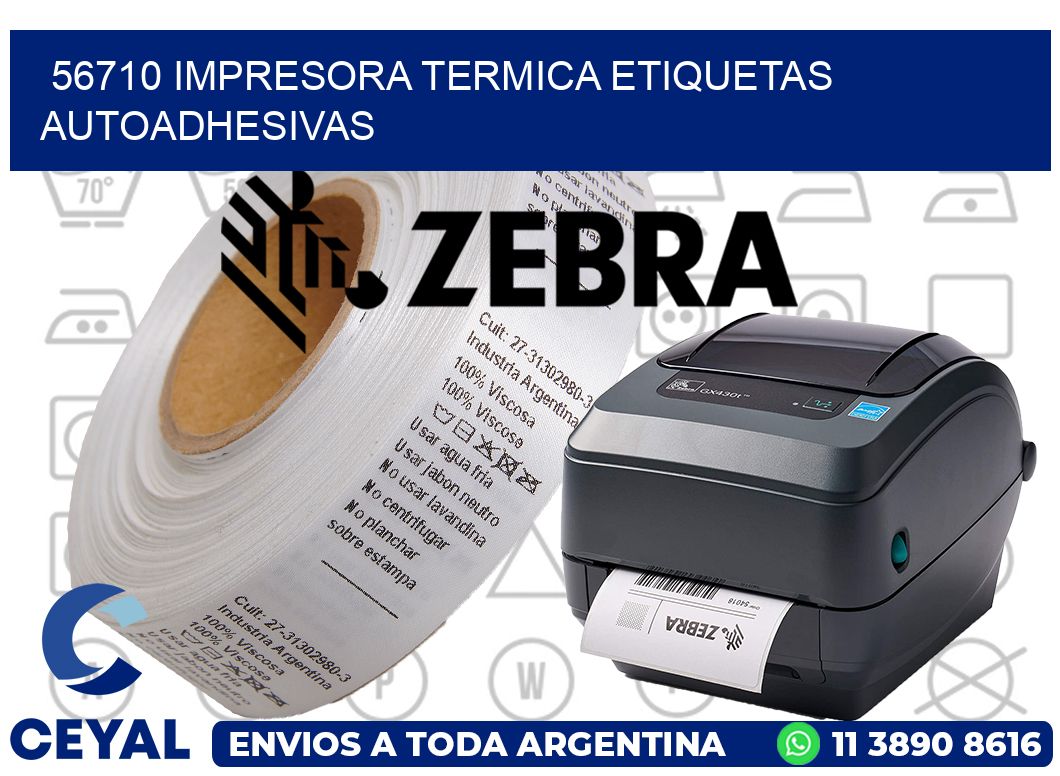 56710 Impresora termica etiquetas autoadhesivas